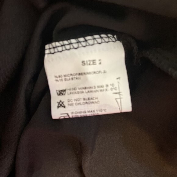 Club Halter Top Black Blouse Spaghetti Embellished Rhinestone Party Vintage - Picture 8 of 9